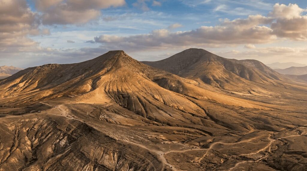 Cuchillo y laderas de Vallebrón en Fuerteventura