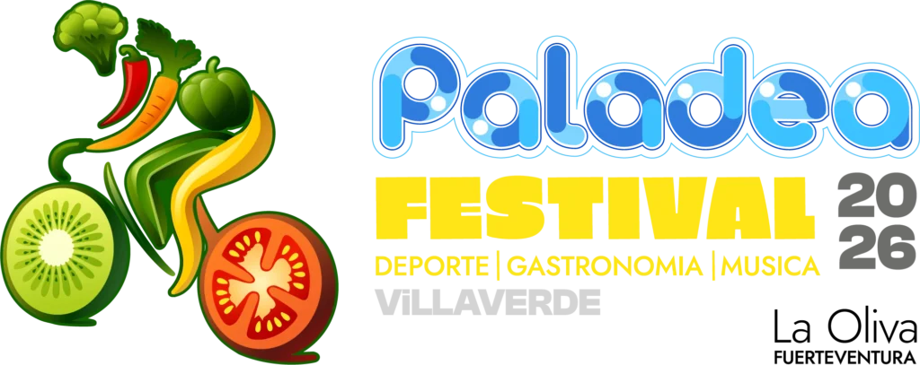 Logotipo oficial de Paladea Festival 2026 en Villaverde, Fuerteventura