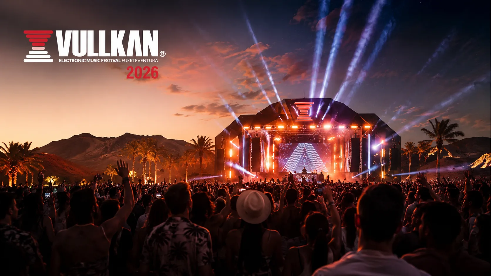Festival de música electrónica en Fuerteventura inspirado en VULLKAN Festival 2026
