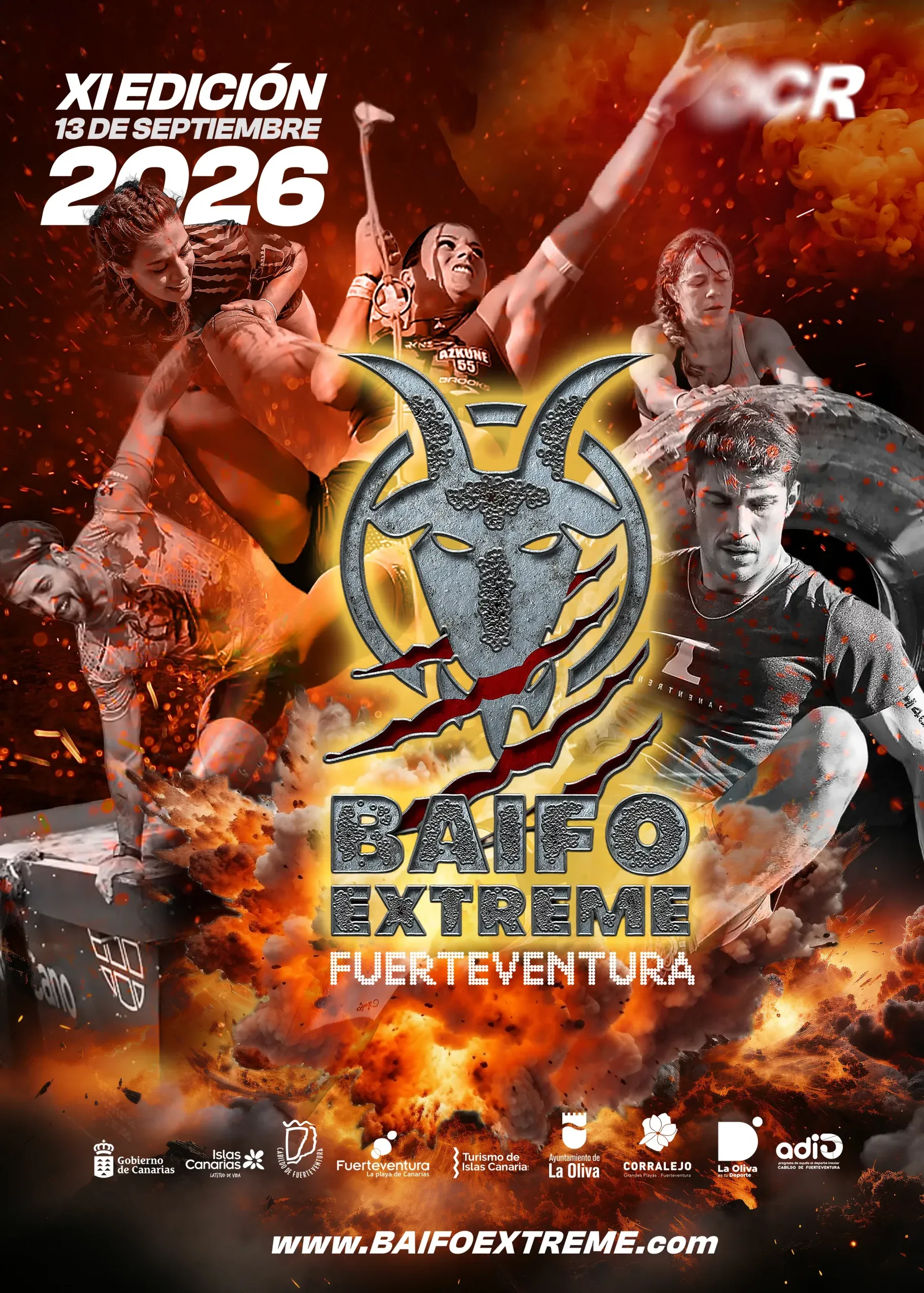 Cartel oficial de la XI Baifo Extreme Fuerteventura 2026