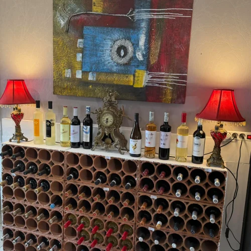 Vinoteca de Restaurante Atlántico Fuego y Sal