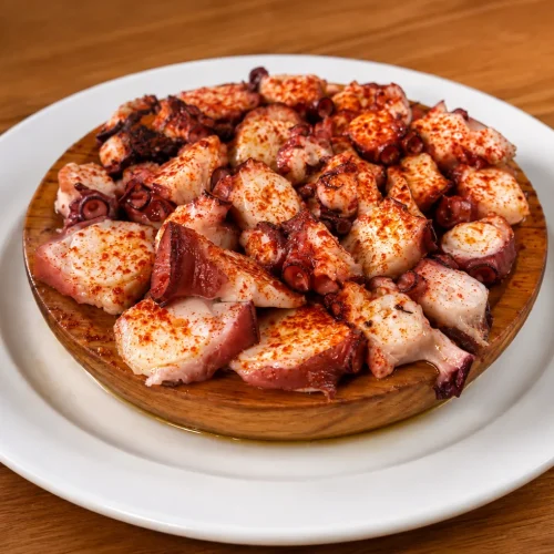 Pulpo a la gallega del Restaurante Brisas Do Mar en Puerto del Rosario, Fuerteventura
